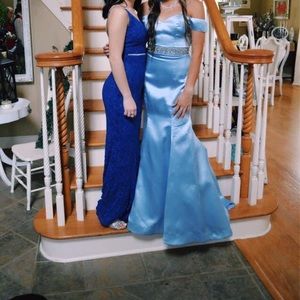 Prom dress and heels!!